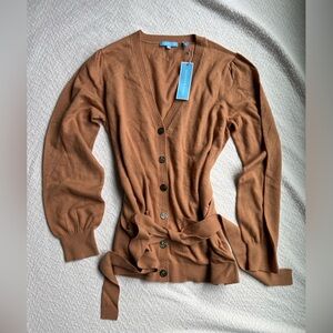 NWT Draper James Tie-Waist Cardigan | Wool & Cashmere Blend